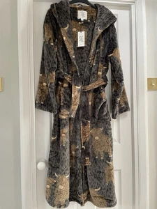 Next Charcoal Grey Hamish Highland Cow Hooded Dressing Gown - Size M - BNWT - Picture 1 of 7