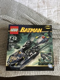 LEGO Batman The Batboat: Hunt for Killer Croc (7780) 2006 New Sealed Mint Box