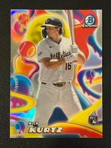 Nick Kurtz 2025 Bowman Chrome Rookie Melt Mashers Athletics - Bild 1 von 2