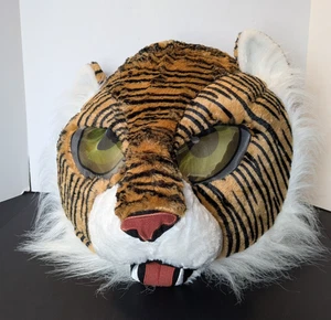 Dan Dee Tiger Head Mascot Furry Mask Adult Costume Cosplay Big Greeter Heads - Picture 1 of 8