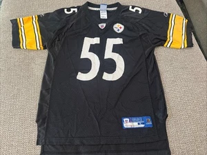 Pittsburgh Steelers Joey Porter Reebok On Field Jugend Trikot #55 Large T22 - Bild 1 von 6