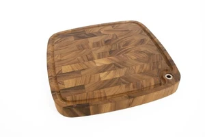 Tabla de cortar madera de acacia Ironwood Gourmet Carolina, carnicero de grano final de 14" B... - Imagen 1 de 5