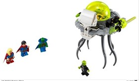 LEGO DC Comics Super Heroes: Brainiac Attack (76040) 99% Complete with minifigs