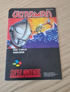 Manual Ultraman Snes PAL FAH - Imagen 1 de 6