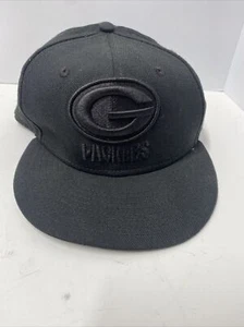 New Era 59Fifty Gr. 7 Green Bay Packers Fitted NFL Cap Minimal Schwarz Streetwear - Bild 1 von 10