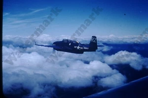 view of US NAVY Fighter Plane 1950s Kodak Red Border 35mm Film slide A4b17 - Bild 1 von 1