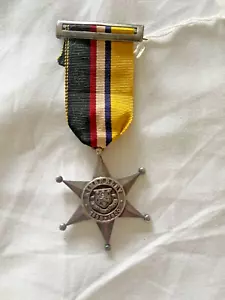 Kimberley Siege Star Medal 1899-1900 Kimberley Defence Force 1900 Hallmarked - Picture 1 of 2