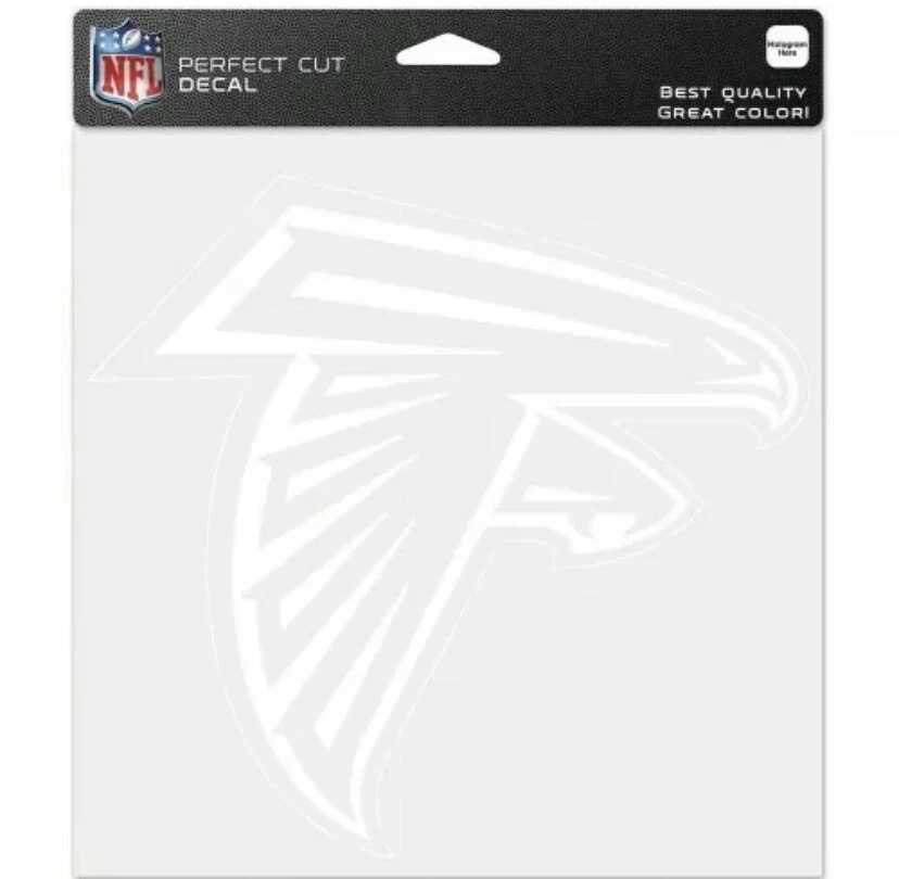 ATLANTA FALCONS PERFECT CUT DECAL 8"X"8 FOR CAR WINDOWS CORN HOLE - Image 1 of 1