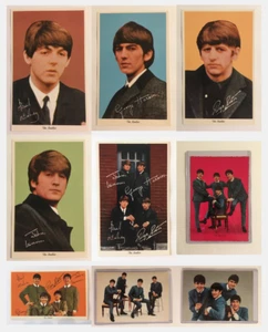 Beatles 1964 Vintage Postcards lot of 9 Paul John George Ringo Original NM COA - Picture 1 of 10