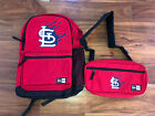 St Louis Cardinals Backpack and Cross Body bag lot of 2 bnwt
