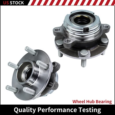 2 × Front Wheel Bearings and Hubs fit for Nissan Maxima Nissan Murango Quest - Image 1 of 4