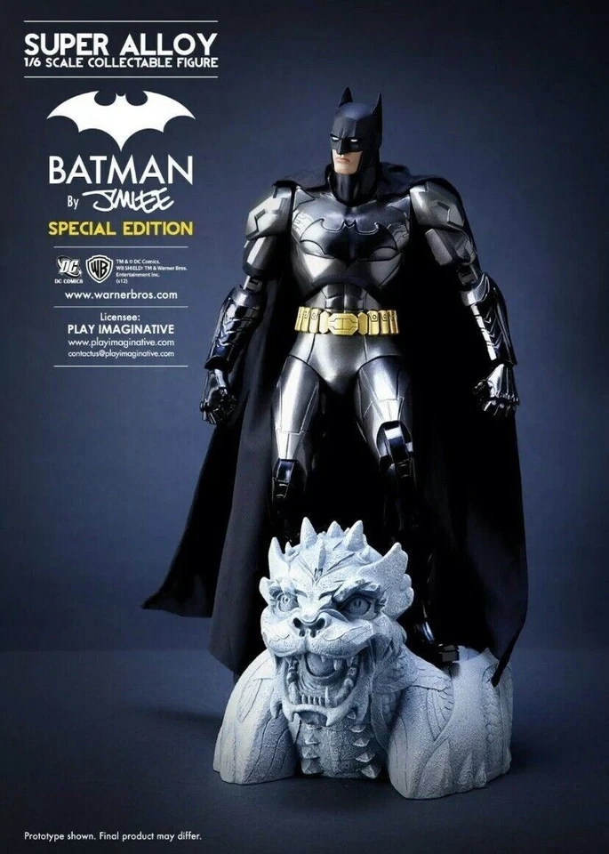 Play Imaginative Batman 1/6 Scale Super Alloy Metal Figure SPECIAL EDITION - Image 1 of 4