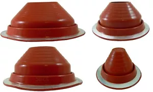 DEKTITE PIPE LAMPEGGIANTE: stivale tubo in silicone rosso alta temperatura (taglie lampeggianti #1 - #9) - Foto 1 di 13
