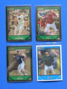 Pick Your Card - 2007 Bowman Chrome Draft Picks & Prospects and Rookie Cards