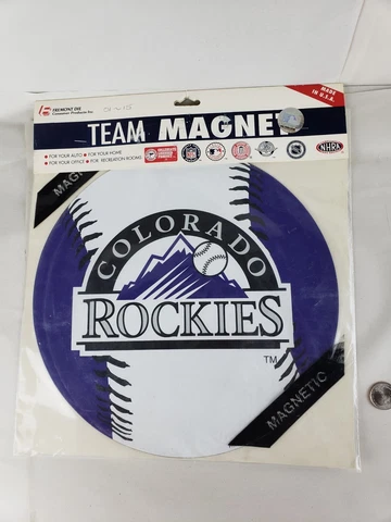 Colorado Rockies 11" team magnet for car, home or office Baseball Fan Gear Cover