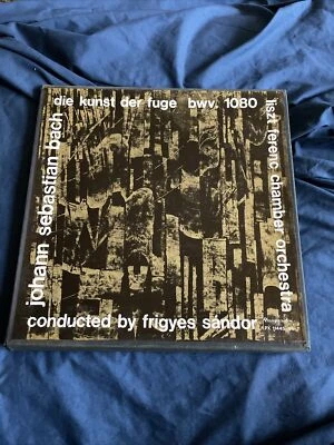 BACH 6 Die Kunst Der Fuge Bwv 1080 - 1969 Box Set - Hungaroton LPX 11445-46 - NM Foto 1 de 4