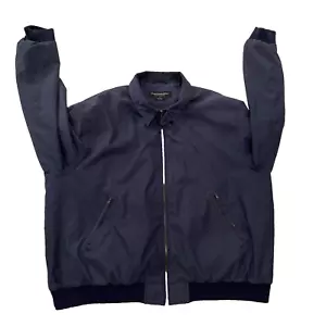 Impermeable por Impermeable Azul Chaqueta de Bombardero Hombres 2XL Retro Abuelo Bolsillos XXL - Imagen 1 de 17