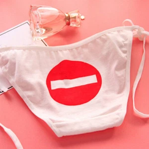 Womens Hot Underpants Thongs Letter Print Panties Striped Briefs Underwear Sexy - Picture 1 of 19