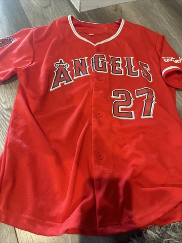 Angels Mike Trout Giveaway Youth Jersey XL Cover