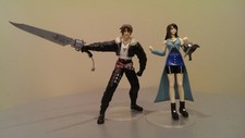 Final Fantasy VIII Squall Leonhart & Rinoa Heartilly Figures Bandai 1999