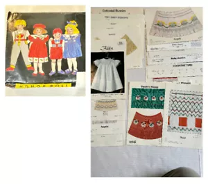Mono de Vestido de Colección Little Showoffs Estampado de Costura Ajustado ~ LOTE de 18 Diseños Calados - Imagen 1 de 15