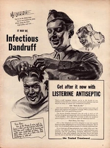 1943 LISTERINO ANTISETTICO PUO' ESSERE FORFORA INFETTIVA? Seguilo Inizia Ora - Foto 1 di 1