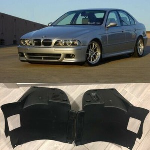 BMW E39 M5 L+R PP Plastic FRONT Shape M BUMPER SPLASH PANEL LINER...