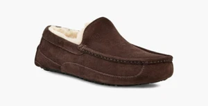 Zapatilla de gamuza UGG Ascot 1101110 Espresso para hombre 100 % original nueva - Imagen 1 de 4