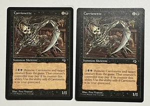 2x MTG Carrionette  – Tempest Magic the Gathering Card - Picture 1 of 1