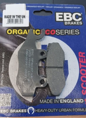 Lexmoto Milano Bremsbeläge hinten E4 AJS Modena EFi Modelle 125 125cc - Bild 1 von 3