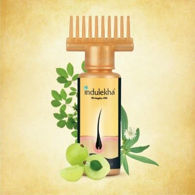 Indulekha Bringha Ayurvedic Hair Oil Selfie Bottle - 100 ml - Image 1 of 4