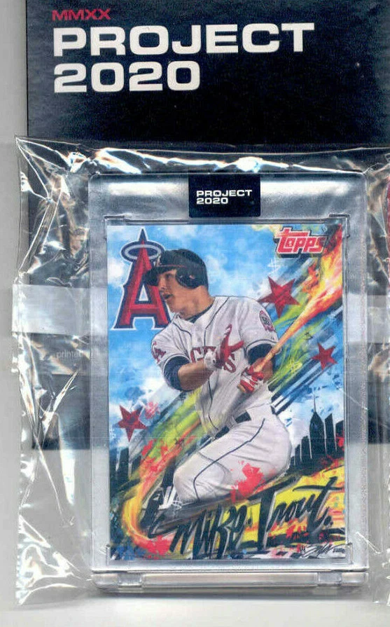 2020 Topps Project 2020 Mike Trout card #399. nrmt-mt - Image 1 of 1