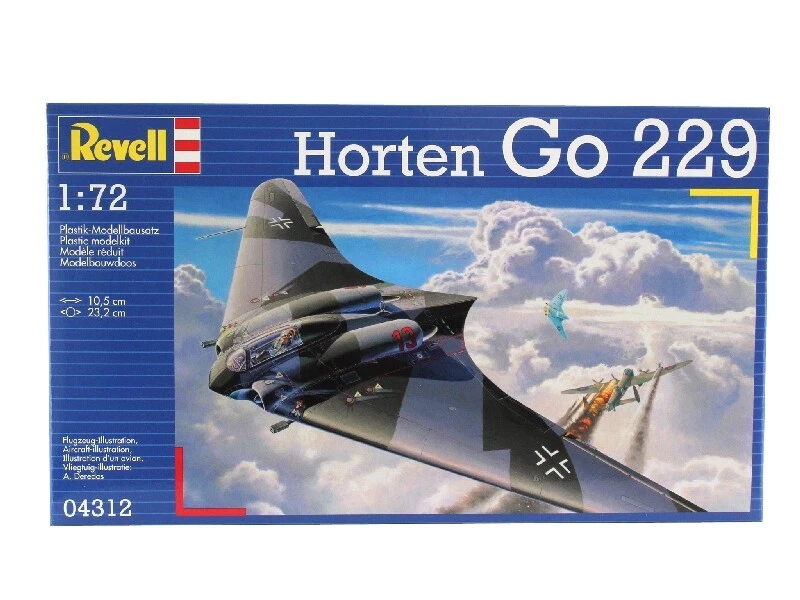 Horten Go 229 1:72 Plastic Model Kit REVELL - Immagine 1 di 1