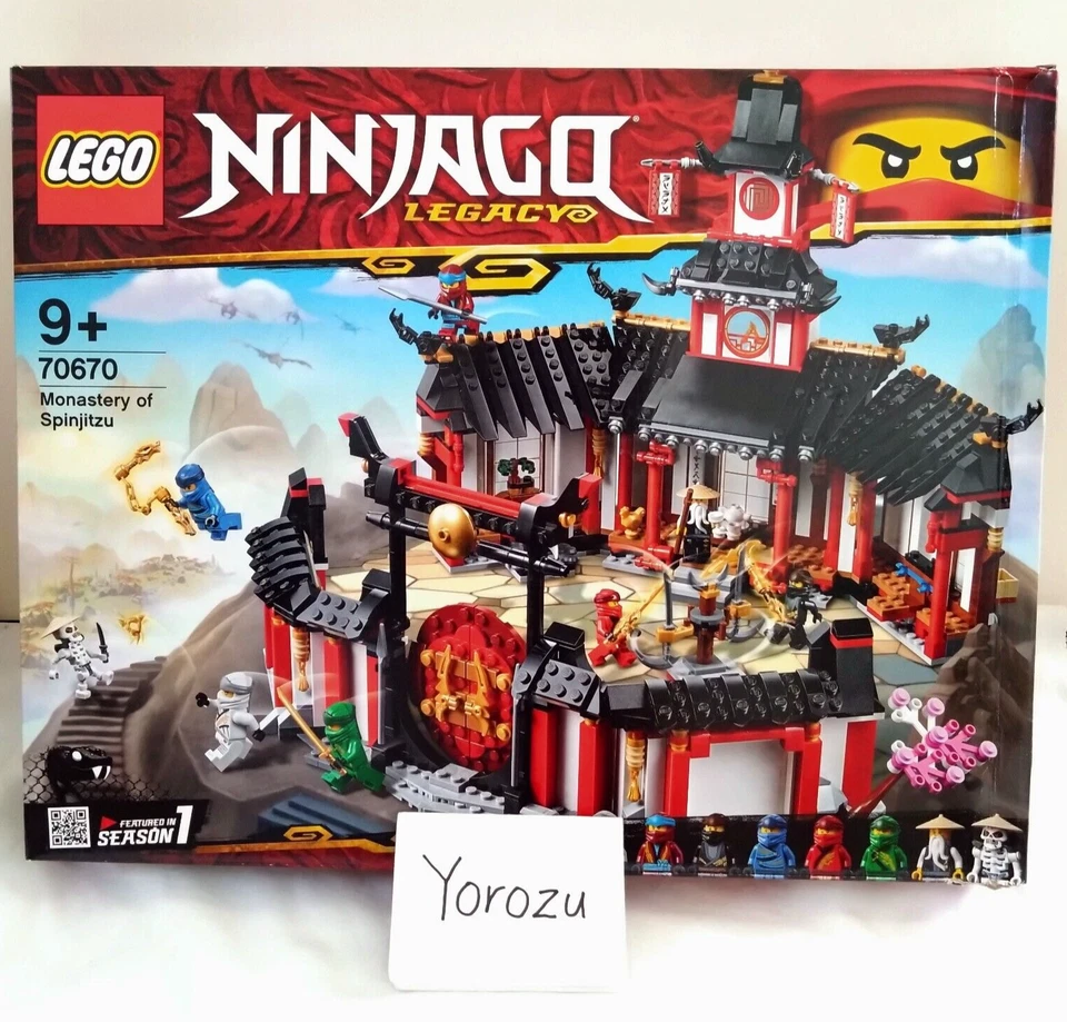 LEGO Ninjago Legacy Monastery of Spinjitzu 70670 Ninja Temple Building Set Japan - Image 1 of 4