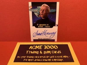 Star Trek TOS Archives & Inscriptions SEAN KENNEY Capt Pike Autograph Card LA13 - Picture 1 of 2