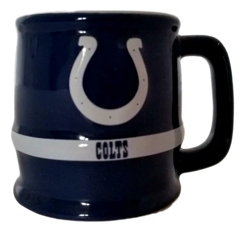 Indianapolis Colts NFL Shot Glass Ceramic 2 Ounce Mini Mug Cover