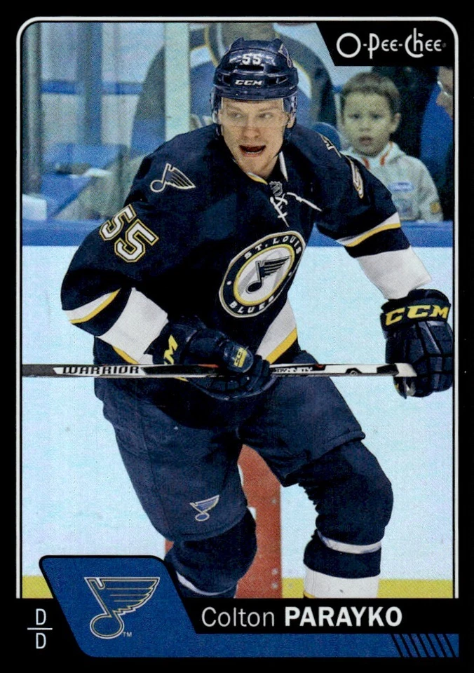 2016-17 O PEE CHEE BLACK RAINBOW FOIL /100 Colton Parayko St. Louis Blues #539 - Image 1 of 2