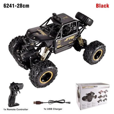 Luzes de LED off-road RC 1:16 4WD 2.4G rádio controle remoto RTR carros de controle remoto caminhões brinquedos - Imagem 1 de 4