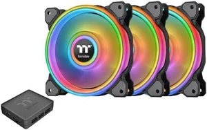 Thermaltake CL-F079-PL12SW-B Riing Quad 12 | RADIATOR RGB FAN | + Controller PC - Picture 1 of 2