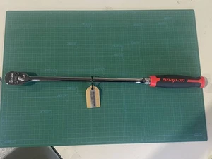 Snap-on FHLL100 3/8"dr 100 Tooth RED Soft Grip Long Ratchet USA - Bild 1 von 9