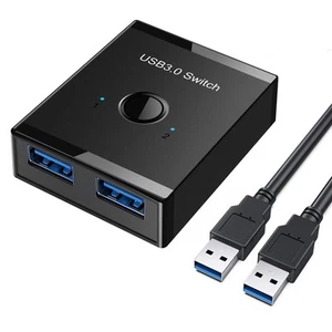 USB KVM USB HUB 3.0 Switcher Selektor KVM für PC Tastatur Maus Drucker 1 9345 - Bild 1 von 7
