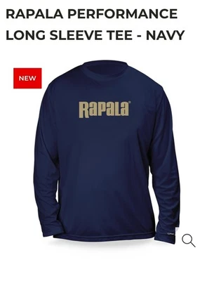Nueva T Rapala Performance Manga Larga Azul Marino XL Foto 1 de 2