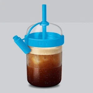 Nespresso Viral Limited Edition Travel Tumbler LE Blue 540ml - Picture 1 of 3