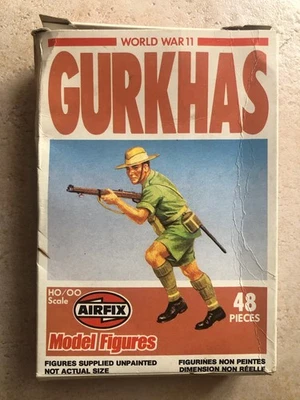1/72 AIRFIX - BOITE COMPLETE BOX - GURKHAS Ref 9 01754 État +++ - Photo 1/4