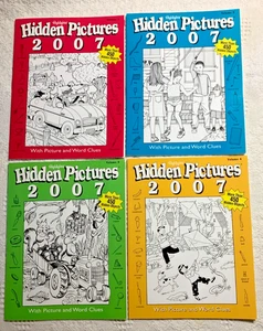 S334 - Highlights HIDDEN PICTURES-Volume 1, 2, 3, 4 -Mint Condition-450 Items+ - Imagen 1 de 11