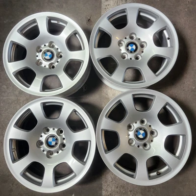 SET OF (FOUR) 16" BMW 525i, 530i, 545i OEM ALLOY WHEEL RIM 16x7 2004-2007 - Image 1 of 4