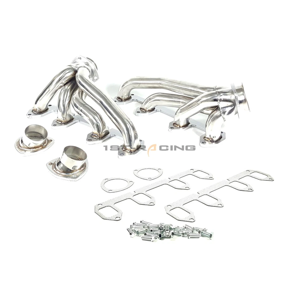 Cabezales de escape para Big Block Ford 332 352 361 390 406 5,4 L 5,8 L 5,9 L 6,4 L 6,6 L Foto 1 de 4