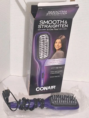 Cepillo alisador Conair suave y alisado con tecnología cerámica NUEVO Foto 1 de 4