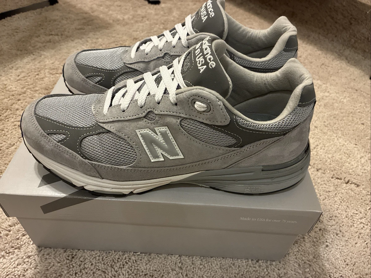New Balance 993 Made in USA Narrow Grey White for Sale