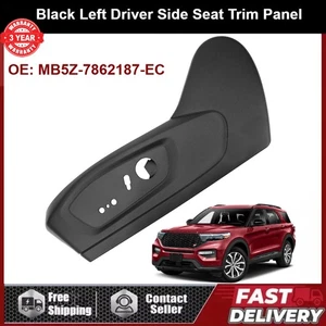 Black Left Driver Side Seat Trim Panel MB5Z-7862187-EC For 2020-23 Ford Explorer - Picture 1 of 13